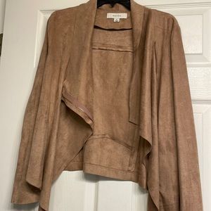 Brown suede jacket, fall jacket